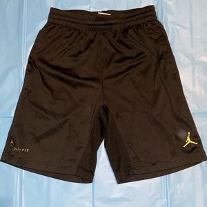 Black Athletic Boys Jordan Basketball Shorts